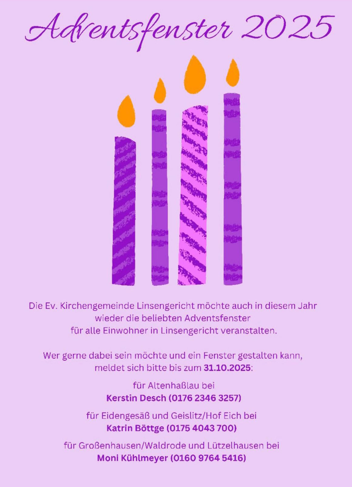Adventsfenster 2025