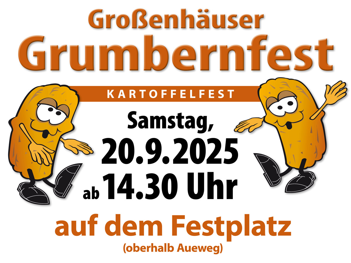 Großenhäuser Grumbernfest am 20. September 2025