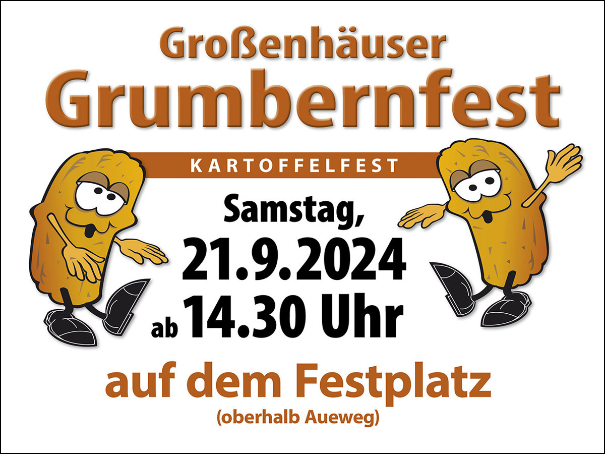 Großenhäuser Grumbernfest am 21. September